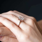 2 Carat Emerald Cut Engagement Ring