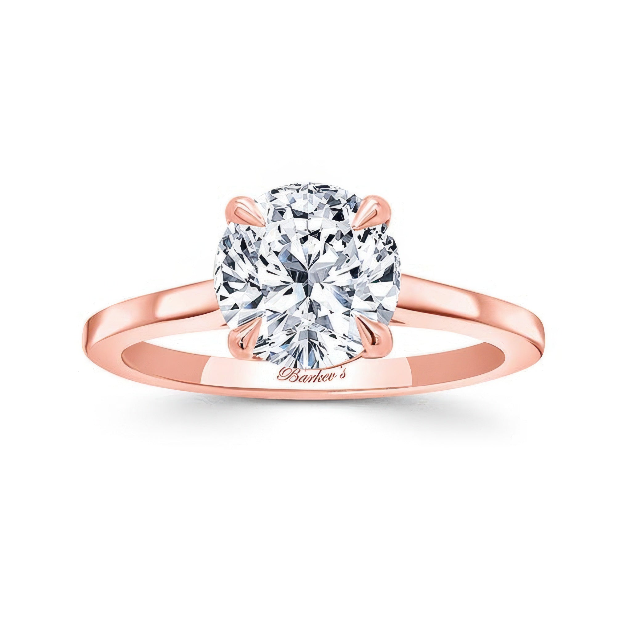 2 Carat Cushion Cut Lab Diamond Solitaire Engagement Ring