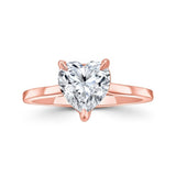 2 Carat Heart Shape Solitaire Engagement Ring