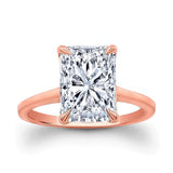 2 Carat Radiant Cut Lab Diamond Solitaire Engagement Ring