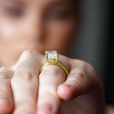 2 Carat Emerald Cut Engagement Ring