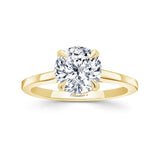 2 Carat Cushion Cut Lab Diamond Solitaire Engagement Ring