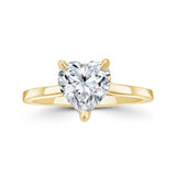 2 Carat Heart Shape Solitaire Engagement Ring