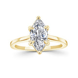 2 Carat Marquise Cut Lab Diamond Solitaire Engagement Ring
