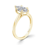 2 Carat Marquise Cut Lab Diamond Solitaire Engagement Ring