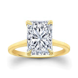 2 Carat Radiant Cut Lab Diamond Solitaire Engagement Ring