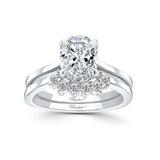 2 Carat Oval Diamond Bridal Set