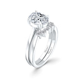 2 Carat Oval Diamond Bridal Set