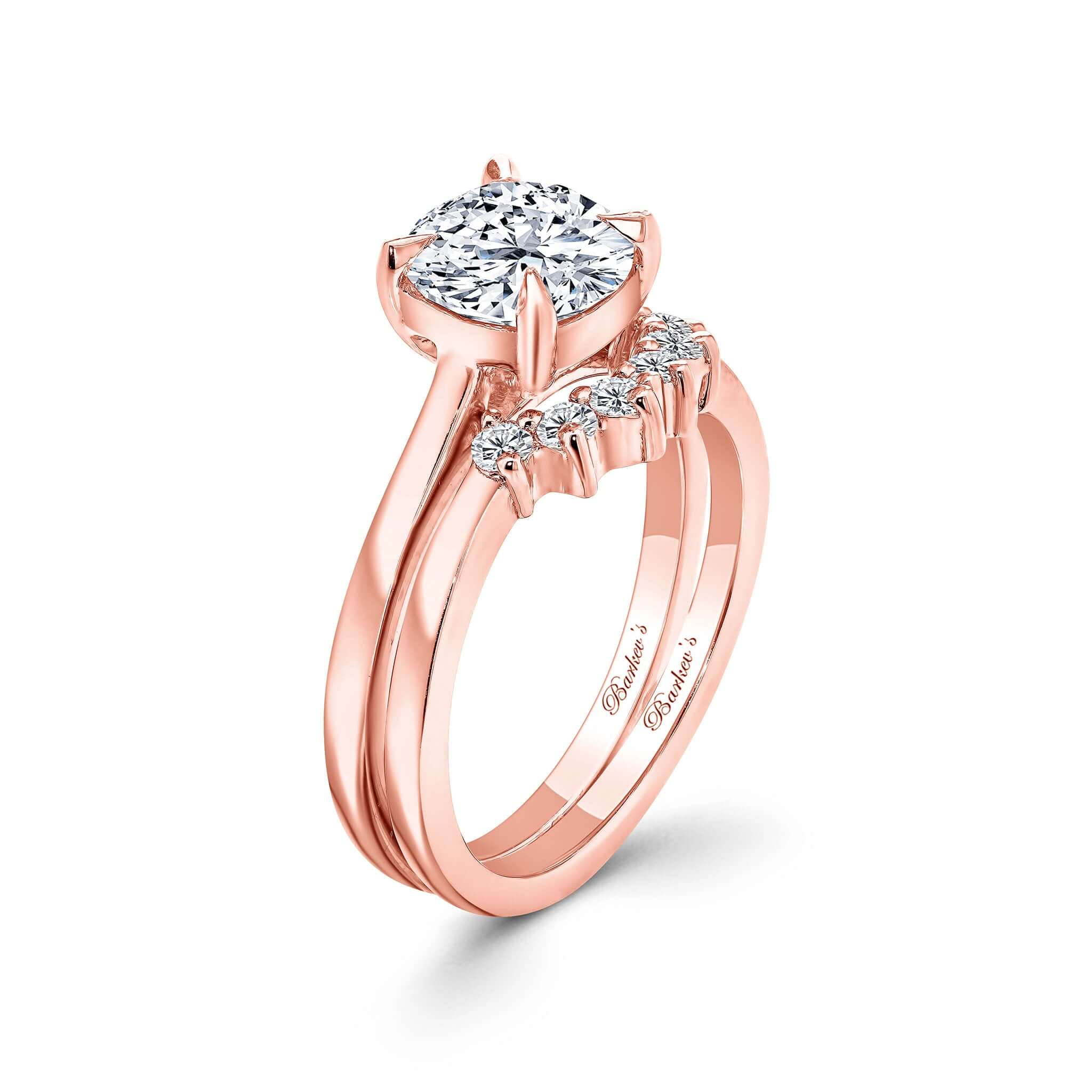 2 Carat Cushion Cut Diamond Bridal Set featuring a stunning cushion cut diamond and a diamond wedding band.