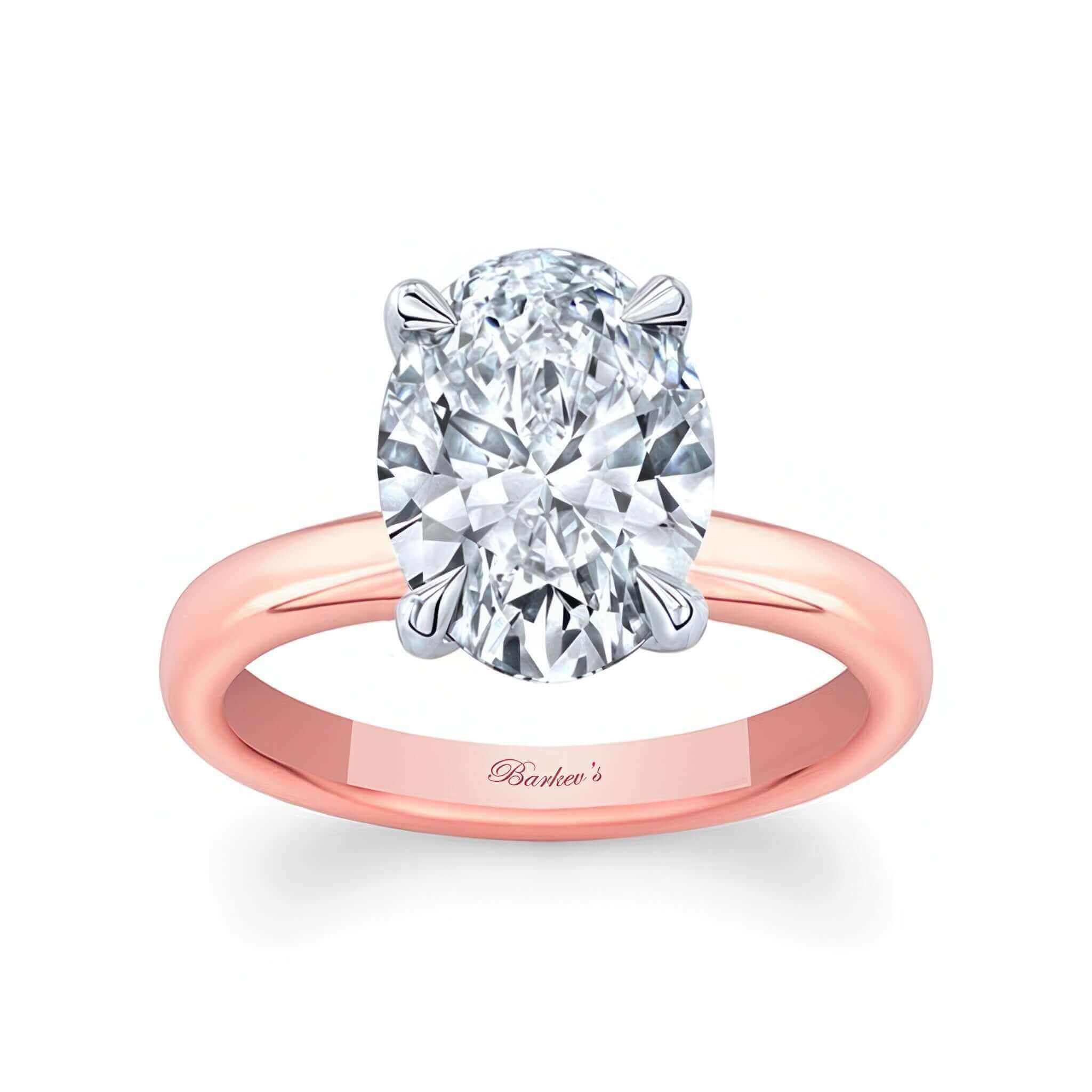 3 Carat Oval Solitaire Engagement Ring