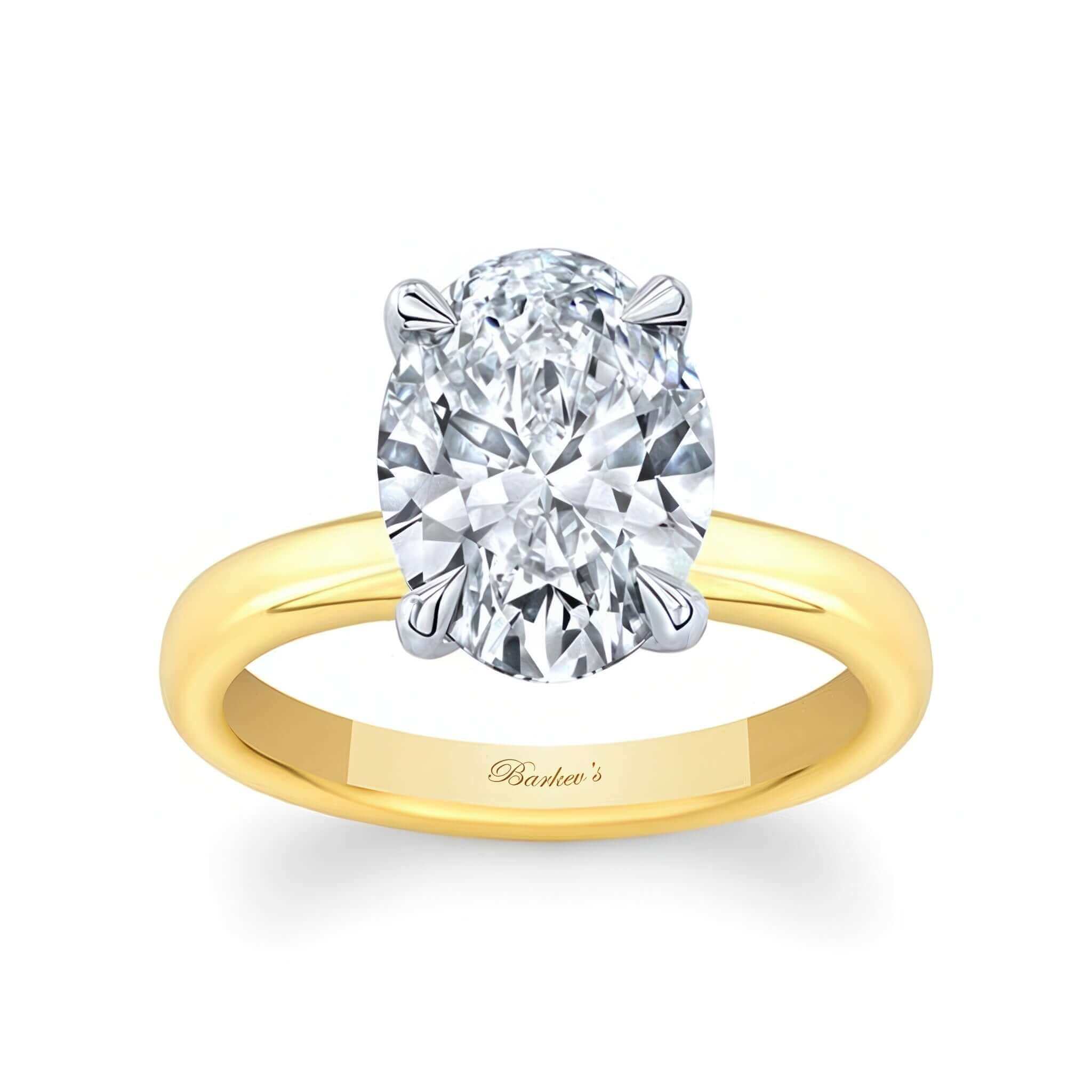 3 Carat Oval Solitaire Engagement Ring