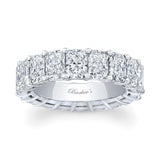 7 Carat Radiant Cut Diamond Eternity Band