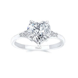 Modern 2 Carat Heart Shape Diamond Ring