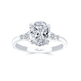 Modern 2 Carat Oval Diamond Ring