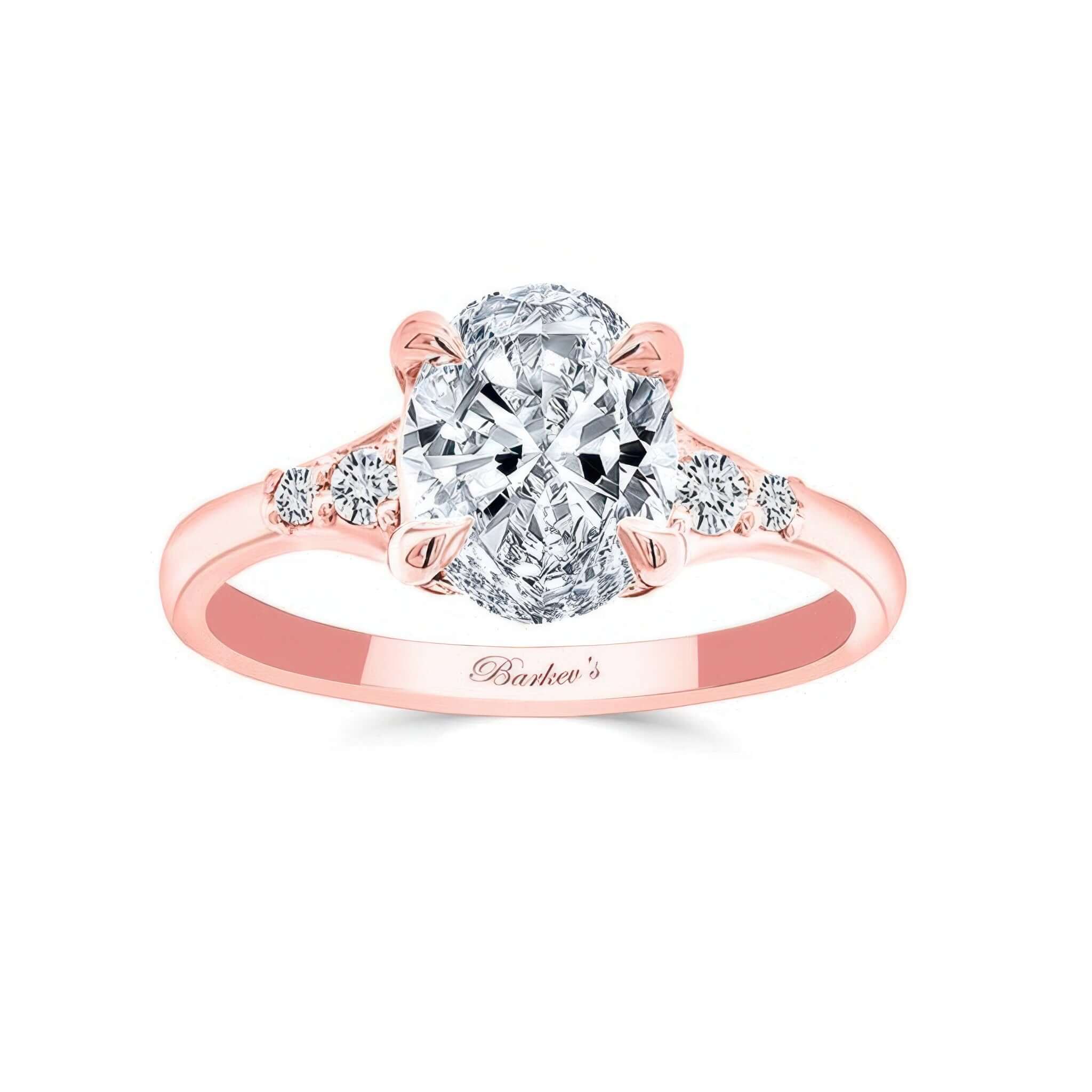 Modern 2 Carat Oval Diamond Ring