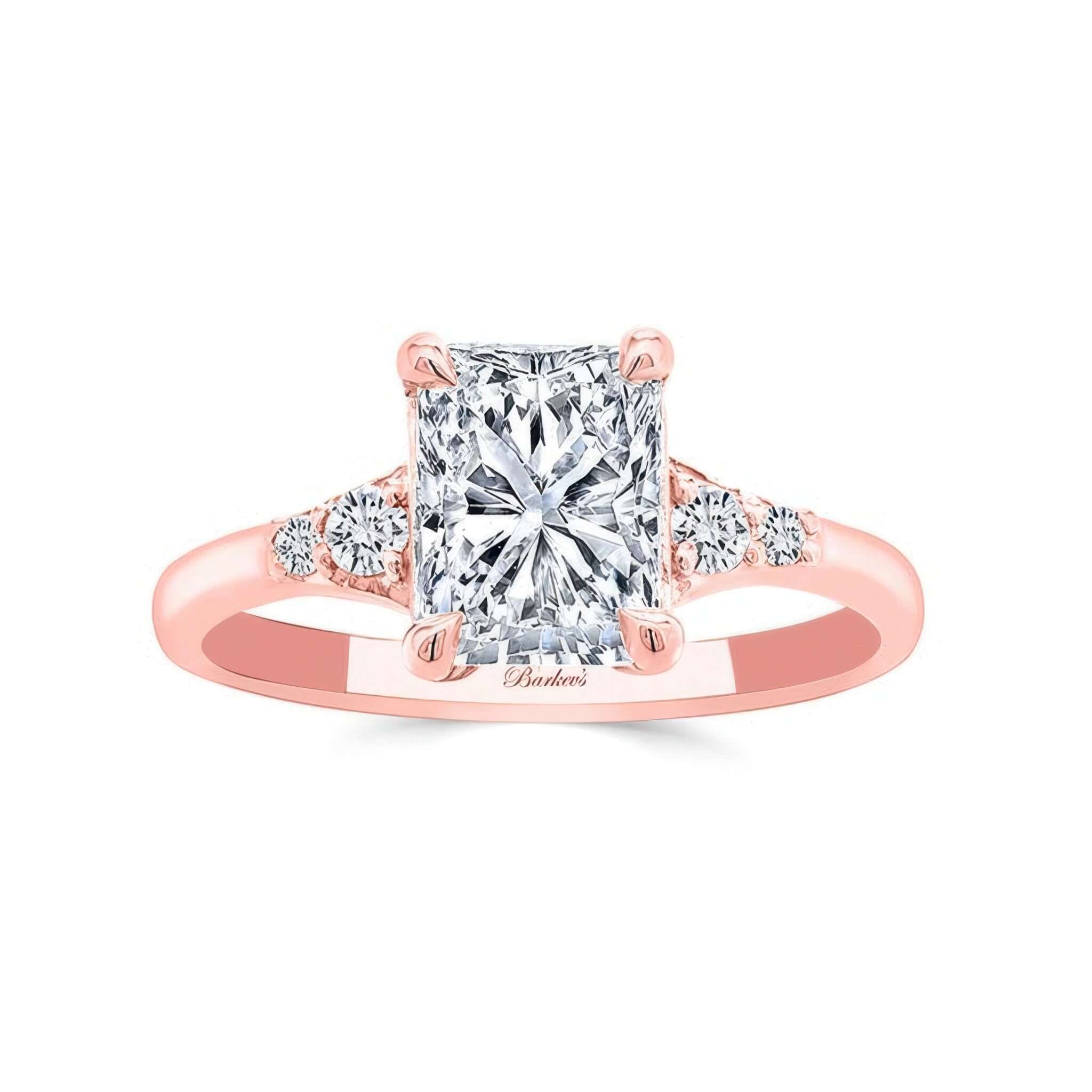 Modern 2 Carat Radiant Diamond Ring
