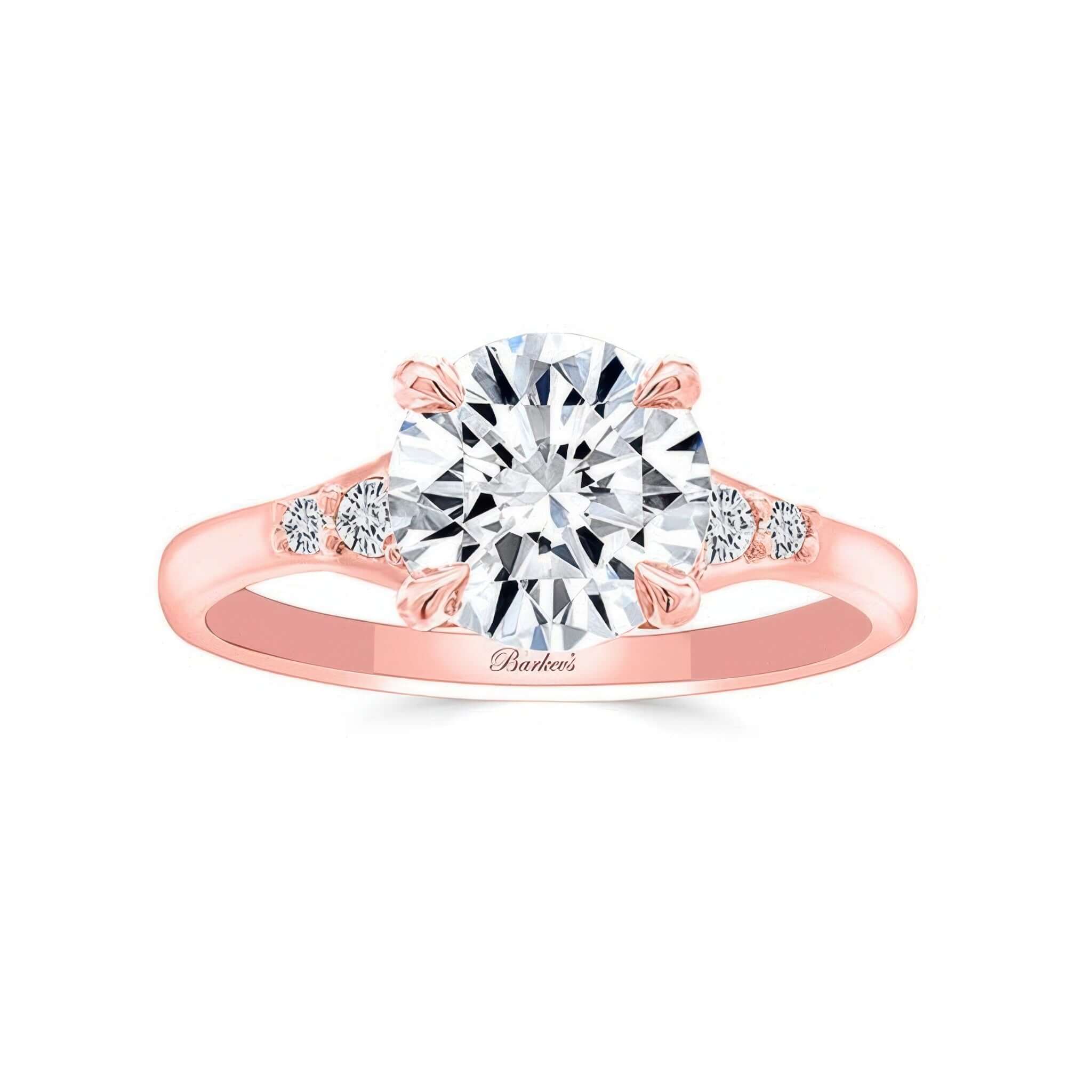 Modern 2 Carat Round Diamond Ring