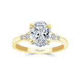 Modern 2 Carat Oval Diamond Ring