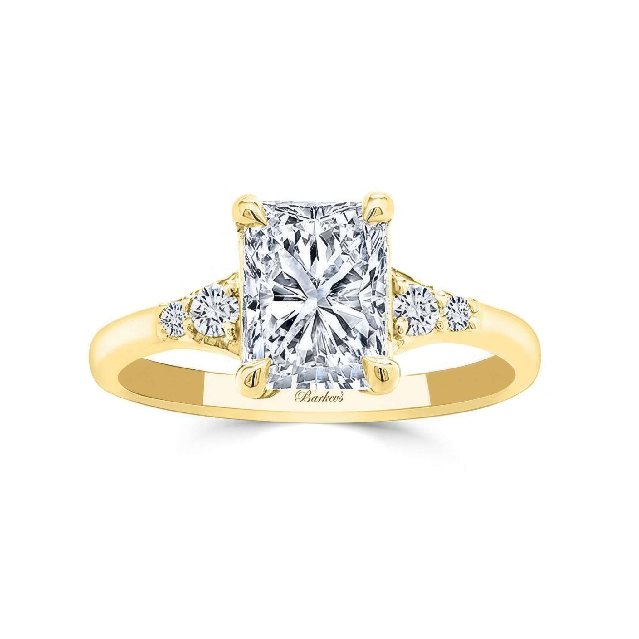 Modern 2 Carat Radiant Diamond Ring