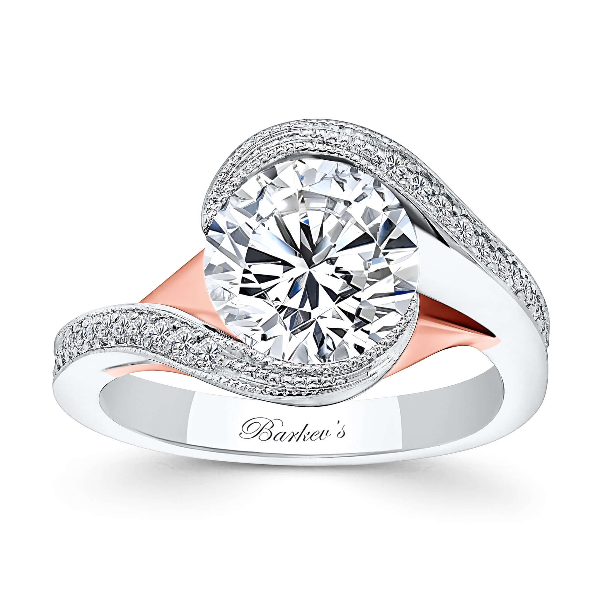 2 Carat Bypass Round Diamond Ring