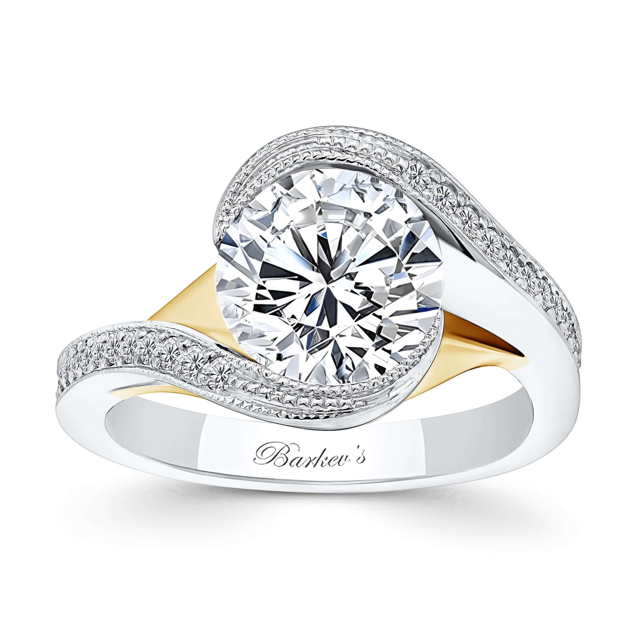 2 Carat Bypass Round Diamond Ring