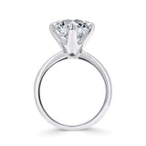 5 Carat Round Lab Diamond 6 Prong Solitaire Ring