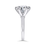5 Carat Round Lab Diamond 6 Prong Solitaire Ring