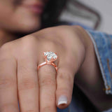 5 Carat Round Lab Diamond 6 Prong Solitaire Ring