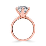 5 Carat Round Lab Diamond 6 Prong Solitaire Ring
