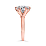 5 Carat Round Lab Diamond 6 Prong Solitaire Ring