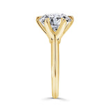 5 Carat Round Lab Diamond 6 Prong Solitaire Ring
