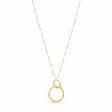 Double Beaded Circle Necklace