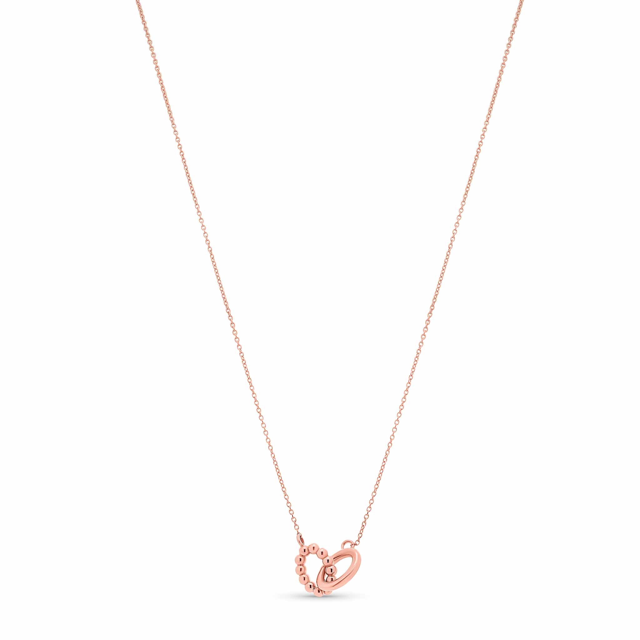 Gold Double Oval Necklace