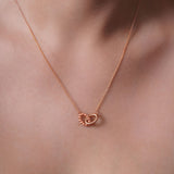 Gold Double Oval Necklace