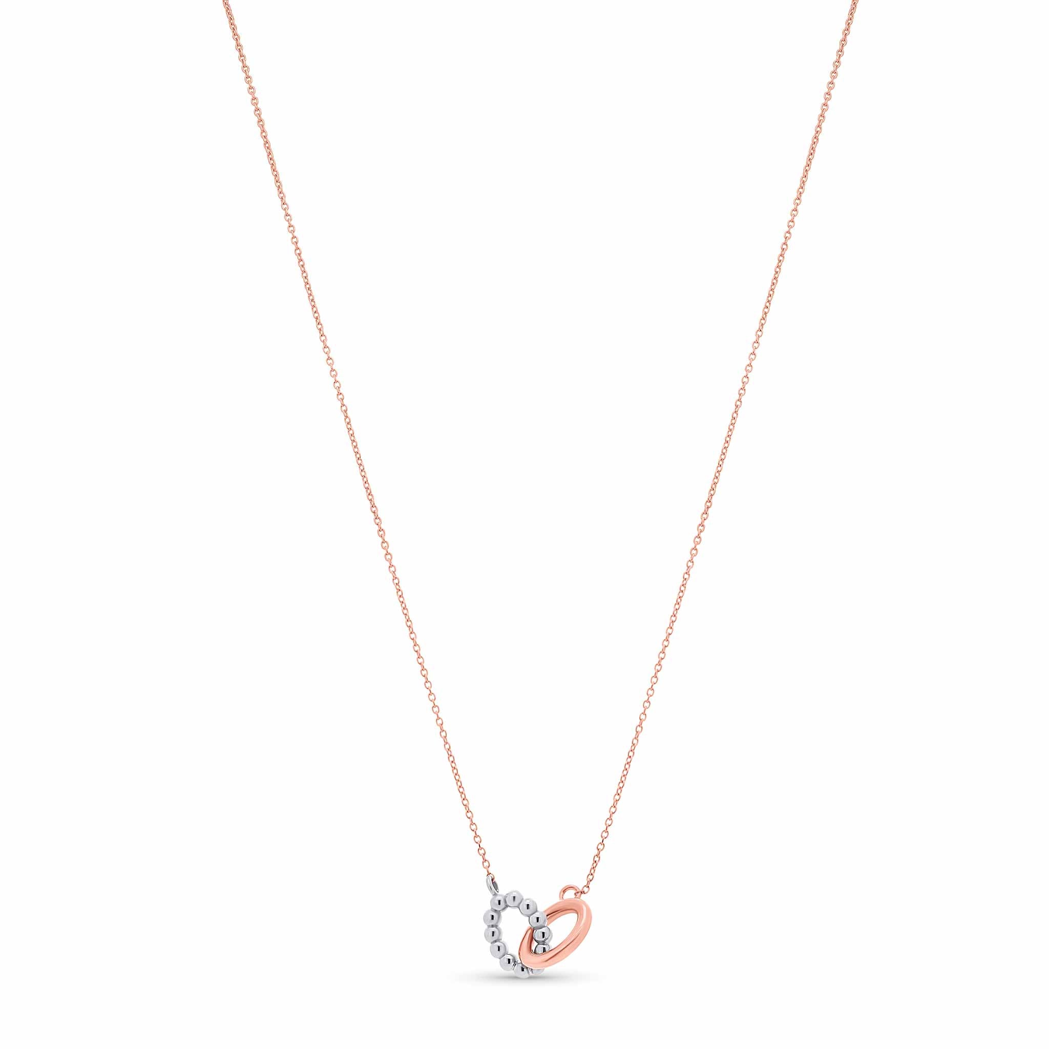 Gold Double Oval Necklace