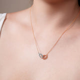 Gold Double Oval Necklace