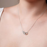 Gold Double Oval Necklace