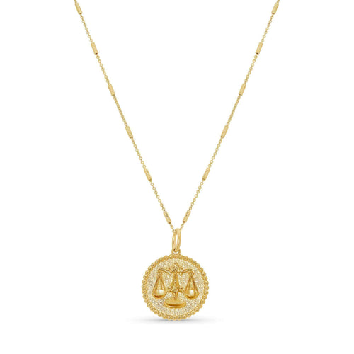 Gemini Gold Zodiac Necklace With Birthstones & Diamond – Oltremare Gioielli - Foto 6