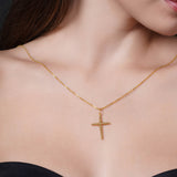 Beaded Cross Necklace