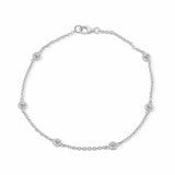 Bezel Set Diamond Bracelet