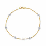 Bezel Set Diamond Bracelet