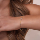 Bezel Set Diamond Bracelet