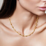 Gold Teardrops Necklace