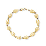 Teardrop Link 18K Gold Vermeil Bracelet