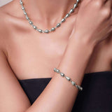 Teardrop Link Gold Bracelet