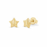 Star Shape 18K Gold Vermeil Studs