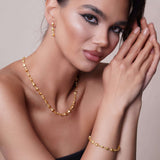 Star Link Gold Necklace