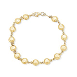 Oval Shape Link 18K Gold Vermeil Bracelet