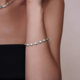 Oval Shape Link Gold Bracelet