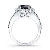 2 Carat Black Diamond Ring